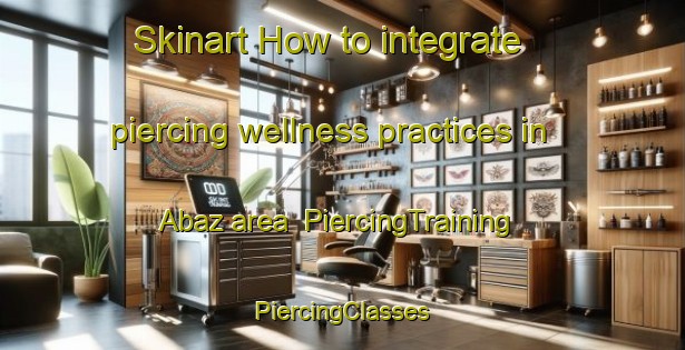 Skinart How to integrate piercing wellness practices in Abaz area | #PiercingTraining #PiercingClasses #SkinartTraining-Italy