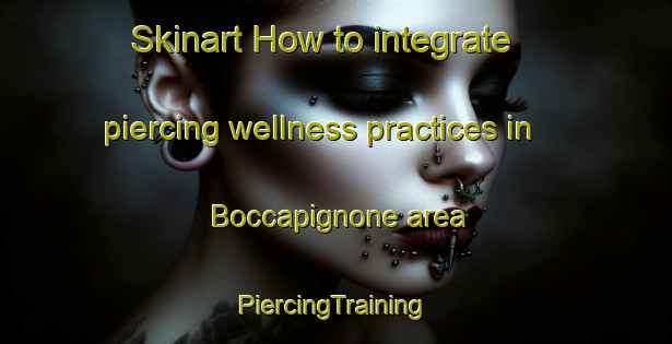 Skinart How to integrate piercing wellness practices in Boccapignone area | #PiercingTraining #PiercingClasses #SkinartTraining-Italy