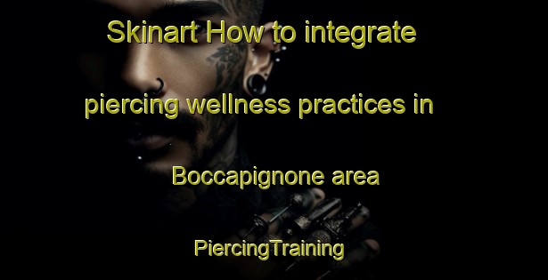 Skinart How to integrate piercing wellness practices in Boccapignone area | #PiercingTraining #PiercingClasses #SkinartTraining-Italy