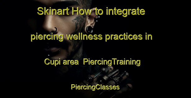 Skinart How to integrate piercing wellness practices in Cupi area | #PiercingTraining #PiercingClasses #SkinartTraining-Italy