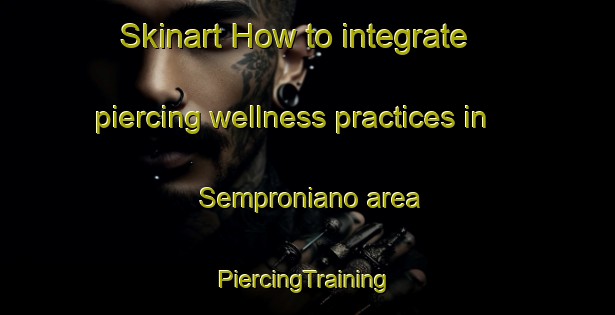 Skinart How to integrate piercing wellness practices in Semproniano area | #PiercingTraining #PiercingClasses #SkinartTraining-Italy