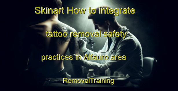 Skinart How to integrate tattoo removal safety practices in Alfauro area | RemovalTraining | RemovalClasses | SkinartTraining-Italy