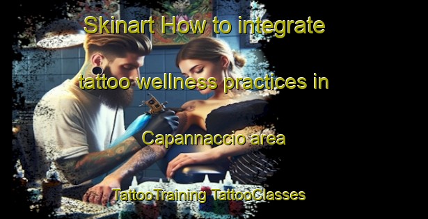 Skinart How to integrate tattoo wellness practices in Capannaccio area | #TattooTraining #TattooClasses #SkinartTraining-Italy