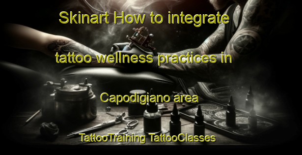 Skinart How to integrate tattoo wellness practices in Capodigiano area | #TattooTraining #TattooClasses #SkinartTraining-Italy