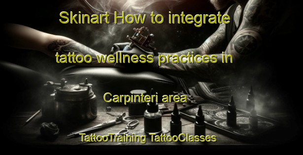 Skinart How to integrate tattoo wellness practices in Carpinteri area | #TattooTraining #TattooClasses #SkinartTraining-Italy