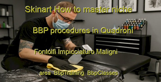 Skinart How to master niche BBP procedures in Quadroni Fontolfi Impicciaturo Maligni area | BbpTraining | BbpClasses | SkinartTraining-Italy
