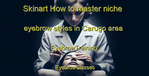Skinart How to master niche eyebrow styles in Carugo area | EyebrowTraining | EyebrowClasses | SkinartTraining-Italy
