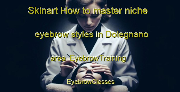Skinart How to master niche eyebrow styles in Dolegnano area | EyebrowTraining | EyebrowClasses | SkinartTraining-Italy