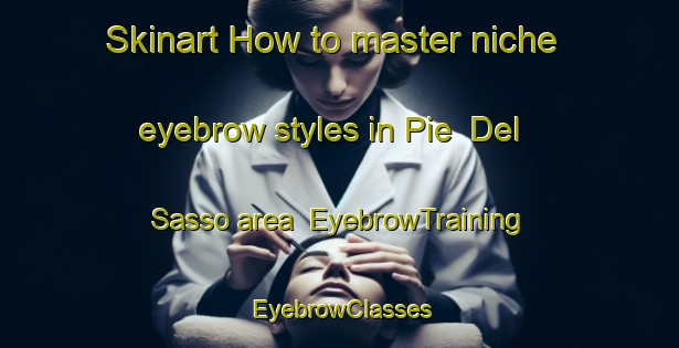 Skinart How to master niche eyebrow styles in Pie  Del Sasso area | EyebrowTraining | EyebrowClasses | SkinartTraining-Italy