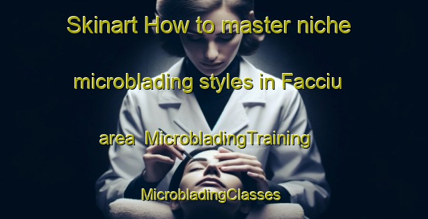 Skinart How to master niche microblading styles in Facciu area | MicrobladingTraining | MicrobladingClasses | SkinartTraining-Italy