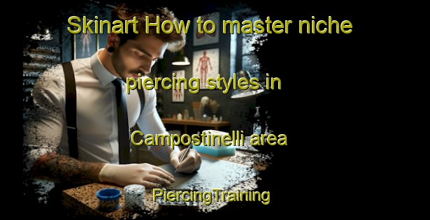 Skinart How to master niche piercing styles in Campostinelli area | #PiercingTraining #PiercingClasses #SkinartTraining-Italy