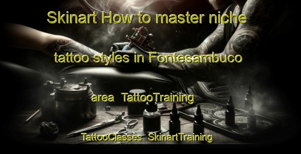 Skinart How to master niche tattoo styles in Fontesambuco area | TattooTraining | TattooClasses | SkinartTraining-Italy