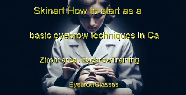 Skinart How to start as a basic eyebrow techniques in Ca  Zironi area | EyebrowTraining | EyebrowClasses | SkinartTraining-Italy