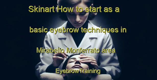 Skinart How to start as a basic eyebrow techniques in Mirabello Monferrato area | EyebrowTraining | EyebrowClasses | SkinartTraining-Italy