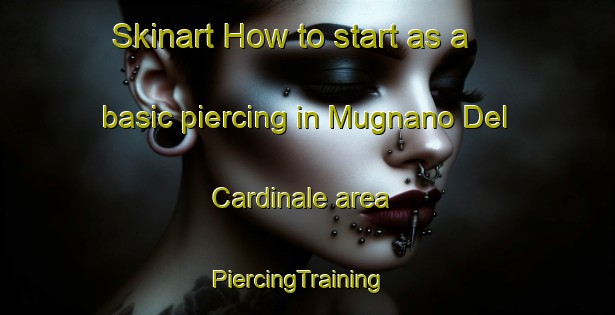 Skinart How to start as a basic piercing in Mugnano Del Cardinale area | PiercingTraining | PiercingClasses | SkinartTraining-Italy