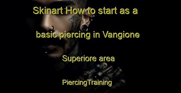 Skinart How to start as a basic piercing in Vangione Superiore area | PiercingTraining | PiercingClasses | SkinartTraining-Italy