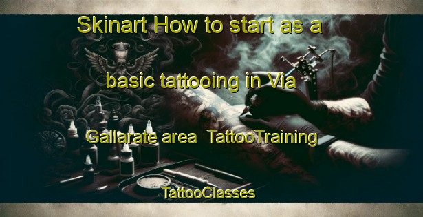 Skinart How to start as a basic tattooing in Via Gallarate area | TattooTraining | TattooClasses | SkinartTraining-Italy