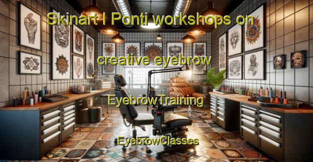 Skinart I Ponti workshops on creative eyebrow | EyebrowTraining | EyebrowClasses | SkinartTraining-Italy
