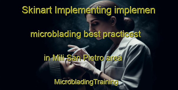 Skinart Implementing implemen microblading best practicest in Mili San Pietro area | MicrobladingTraining | MicrobladingClasses | SkinartTraining-Italy