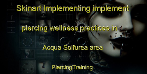 Skinart Implementing implement piercing wellness practices in Acqua Solfurea area | #PiercingTraining #PiercingClasses #SkinartTraining-Italy