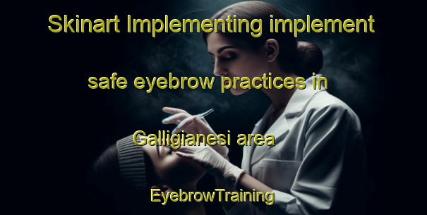 Skinart Implementing implement safe eyebrow practices in Galligianesi area | EyebrowTraining | EyebrowClasses | SkinartTraining-Italy