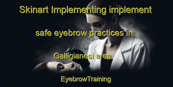 Skinart Implementing implement safe eyebrow practices in Galligianesi area | EyebrowTraining | EyebrowClasses | SkinartTraining-Italy