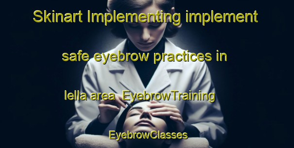 Skinart Implementing implement safe eyebrow practices in Iella area | EyebrowTraining | EyebrowClasses | SkinartTraining-Italy
