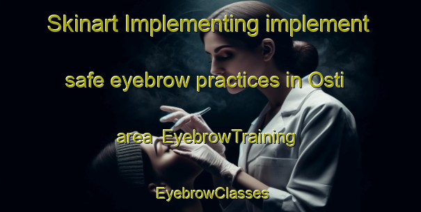 Skinart Implementing implement safe eyebrow practices in Osti area | EyebrowTraining | EyebrowClasses | SkinartTraining-Italy