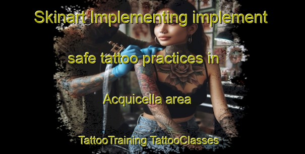 Skinart Implementing implement safe tattoo practices in Acquicella area | #TattooTraining #TattooClasses #SkinartTraining-Italy