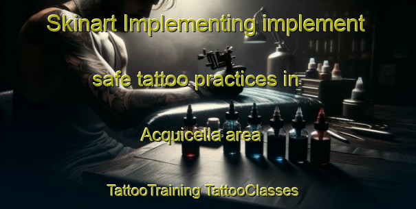 Skinart Implementing implement safe tattoo practices in Acquicella area | #TattooTraining #TattooClasses #SkinartTraining-Italy