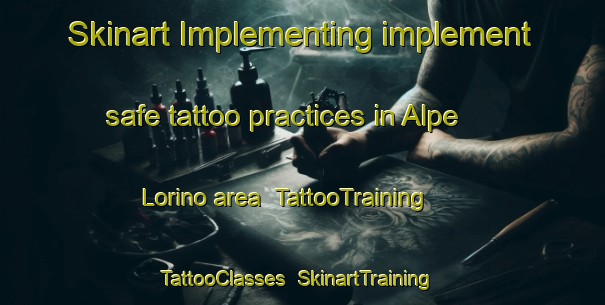 Skinart Implementing implement safe tattoo practices in Alpe Lorino area | TattooTraining | TattooClasses | SkinartTraining-Italy