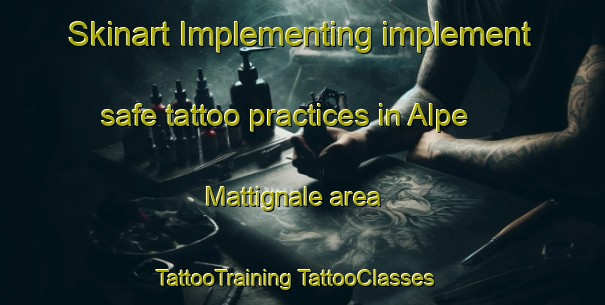 Skinart Implementing implement safe tattoo practices in Alpe Mattignale area | #TattooTraining #TattooClasses #SkinartTraining-Italy