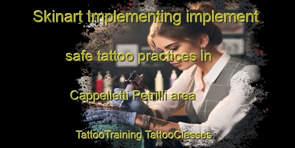 Skinart Implementing implement safe tattoo practices in Cappelletti Petrilli area | #TattooTraining #TattooClasses #SkinartTraining-Italy