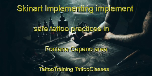 Skinart Implementing implement safe tattoo practices in Fontana Capano area | #TattooTraining #TattooClasses #SkinartTraining-Italy