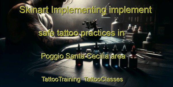 Skinart Implementing implement safe tattoo practices in Poggio Santa Cecilia area | TattooTraining | TattooClasses | SkinartTraining-Italy