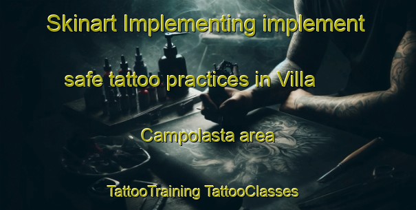 Skinart Implementing implement safe tattoo practices in Villa Campolasta area | #TattooTraining #TattooClasses #SkinartTraining-Italy