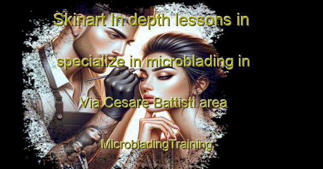 Skinart In-depth lessons in specialize in microblading in Via Cesare Battisti area | MicrobladingTraining | MicrobladingClasses | SkinartTraining-Italy