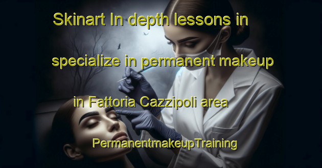 Skinart In-depth lessons in specialize in permanent makeup in Fattoria Cazzipoli area | PermanentmakeupTraining | PermanentmakeupClasses | SkinartTraining-Italy