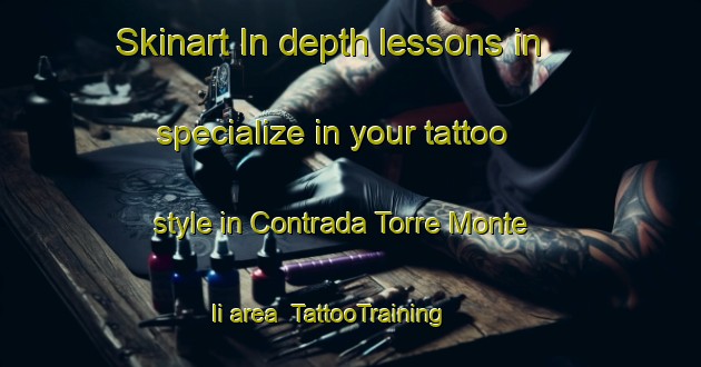 Skinart In-depth lessons in specialize in your tattoo style in Contrada Torre Monte Ii area | TattooTraining | TattooClasses | SkinartTraining-Italy