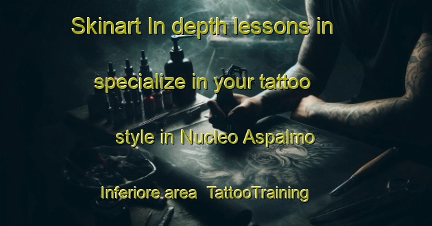 Skinart In-depth lessons in specialize in your tattoo style in Nucleo Aspalmo Inferiore area | TattooTraining | TattooClasses | SkinartTraining-Italy