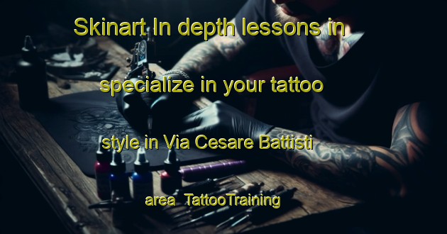 Skinart In-depth lessons in specialize in your tattoo style in Via Cesare Battisti area | TattooTraining | TattooClasses | SkinartTraining-Italy