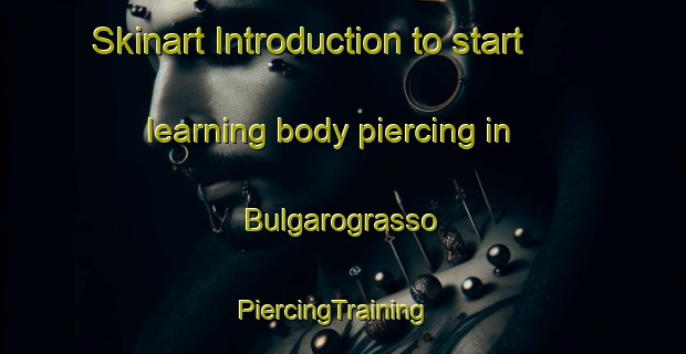 Skinart Introduction to start learning body piercing in Bulgarograsso | PiercingTraining | PiercingClasses | SkinartTraining-Italy