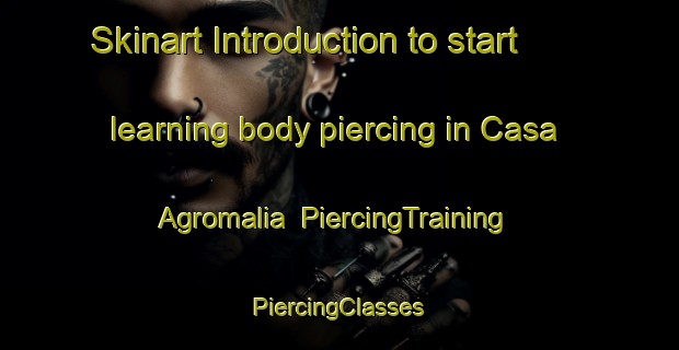 Skinart Introduction to start learning body piercing in Casa Agromalia | #PiercingTraining #PiercingClasses #SkinartTraining-Italy