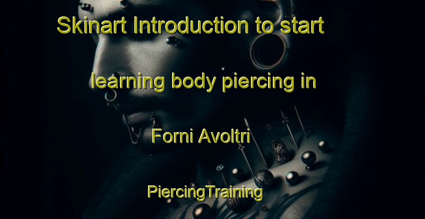 Skinart Introduction to start learning body piercing in Forni Avoltri | PiercingTraining | PiercingClasses | SkinartTraining-Italy
