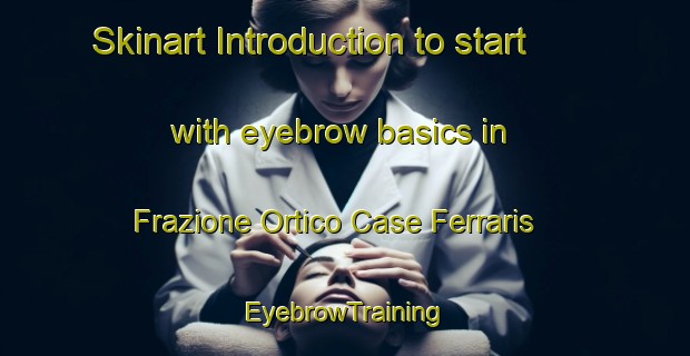 Skinart Introduction to start with eyebrow basics in Frazione Ortico Case Ferraris | EyebrowTraining | EyebrowClasses | SkinartTraining-Italy