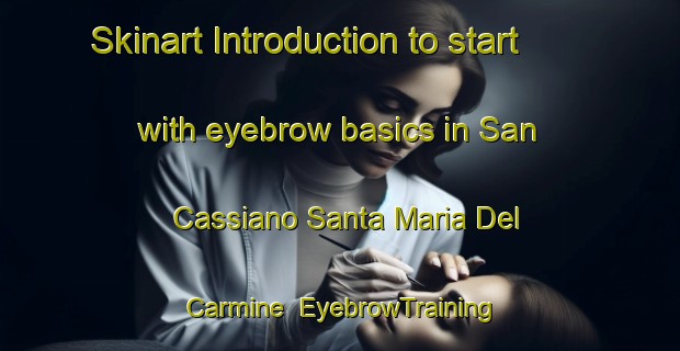 Skinart Introduction to start with eyebrow basics in San Cassiano Santa Maria Del Carmine | EyebrowTraining | EyebrowClasses | SkinartTraining-Italy