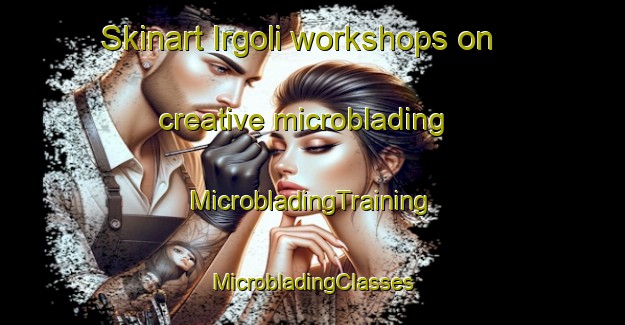 Skinart Irgoli workshops on creative microblading | #MicrobladingTraining #MicrobladingClasses #SkinartTraining-Italy