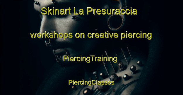 Skinart La Presuraccia workshops on creative piercing | #PiercingTraining #PiercingClasses #SkinartTraining-Italy