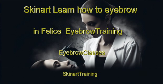 Skinart Learn how to eyebrow in Felice | EyebrowTraining | EyebrowClasses | SkinartTraining-Italy