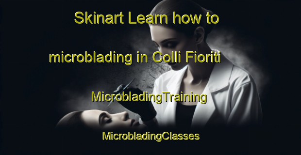 Skinart Learn how to microblading in Colli Fioriti | #MicrobladingTraining #MicrobladingClasses #SkinartTraining-Italy